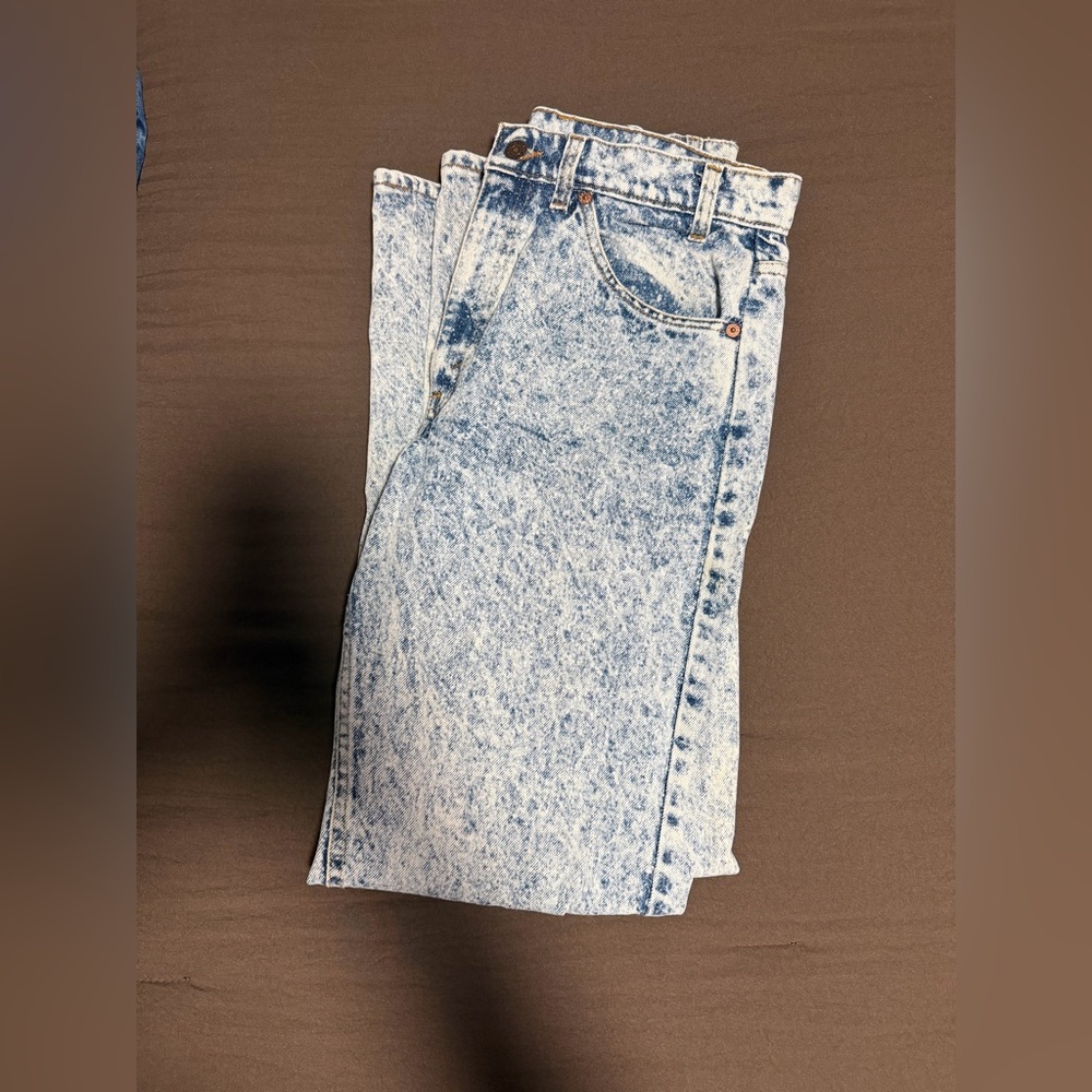 Acid Wash Denim Jeans